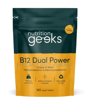 Vitamin B12 Tablets High Strength - 365 Tab-1000mcg Dual Power Vit B12