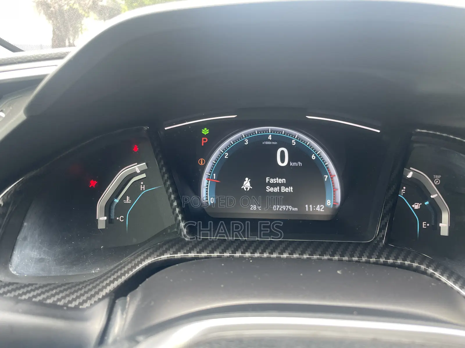 Honda Civic EX 4dr Sedan (2.0L 4cyl) 2017 Black