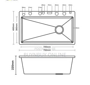 Gold 304 Stainless Steel Honeycomb Multifunctional Luxury Kitchen Sink