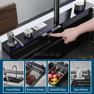 Black 304 Stainless Steel Honeycomb Multifunctional Kinchen Sink