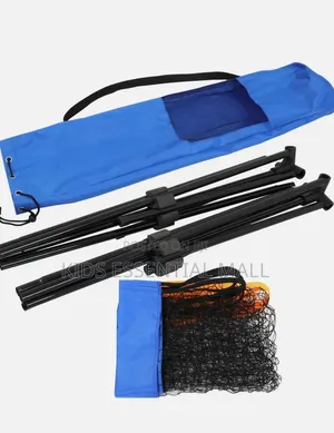 Foldable Volleyball or Long Tennis Net and Stand
