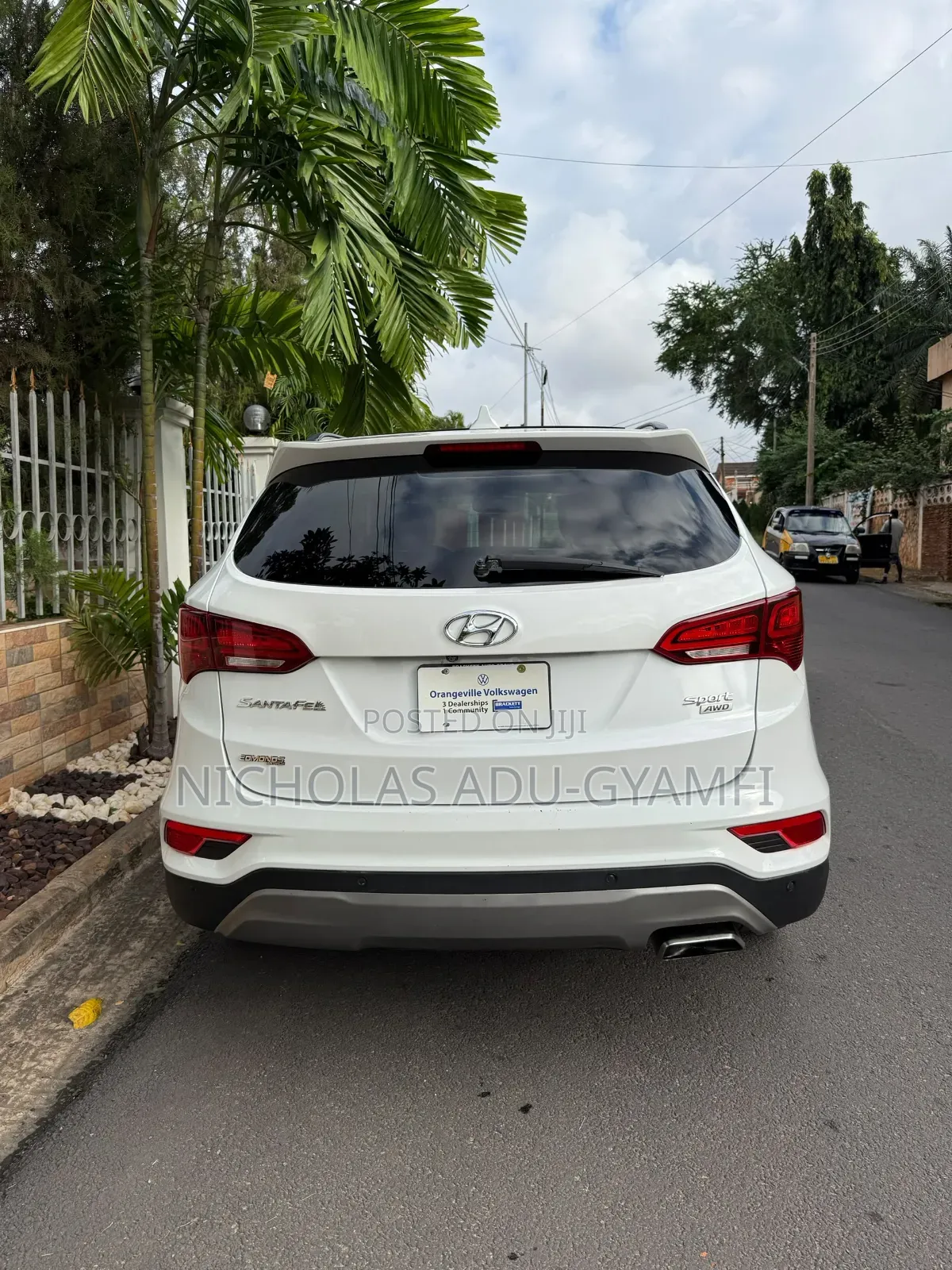 Hyundai Santa Fe 2018 White