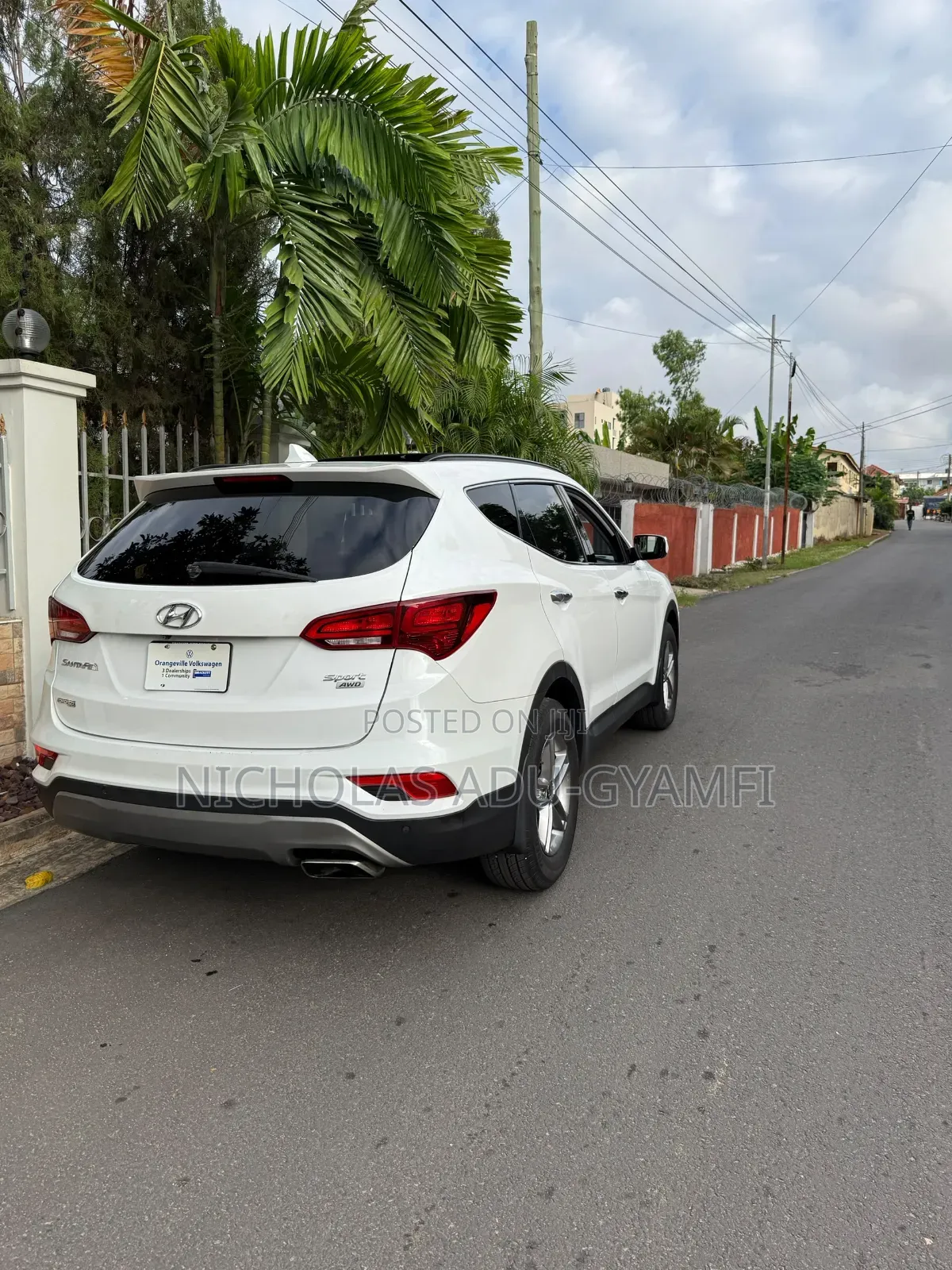 Hyundai Santa Fe 2018 White