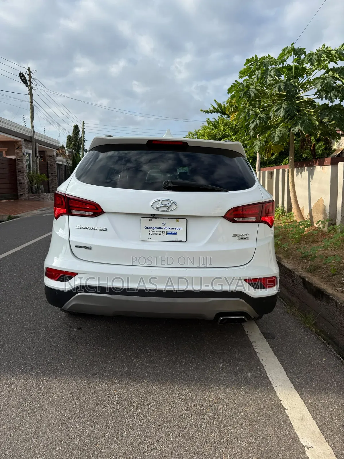 Hyundai Santa Fe 2018 White