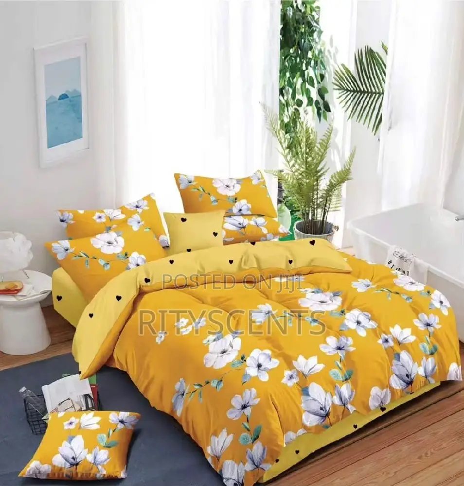 Double Size Bedsheet With 2 Pillow Cases