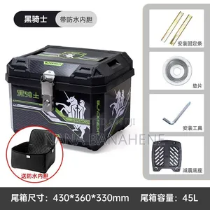 Top Box and Helmets for Electric Bike Riders
