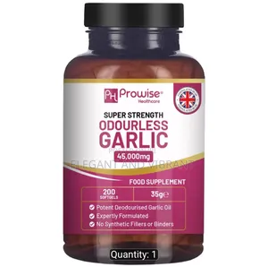 Odourless Garlic 45,000mg Super Strength 200 Soft Gel S