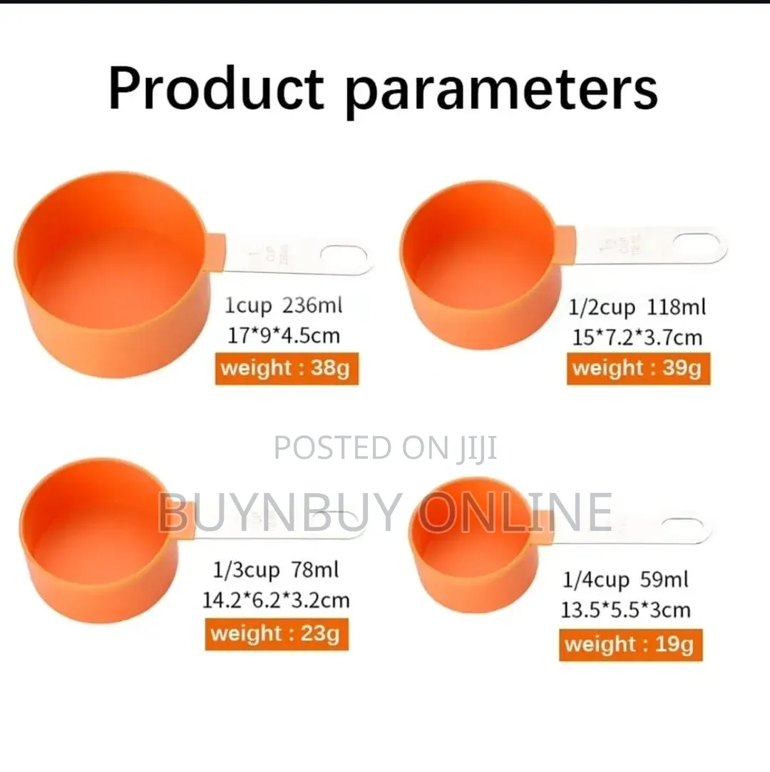 Plastic Measuring Cup and Spoon Set