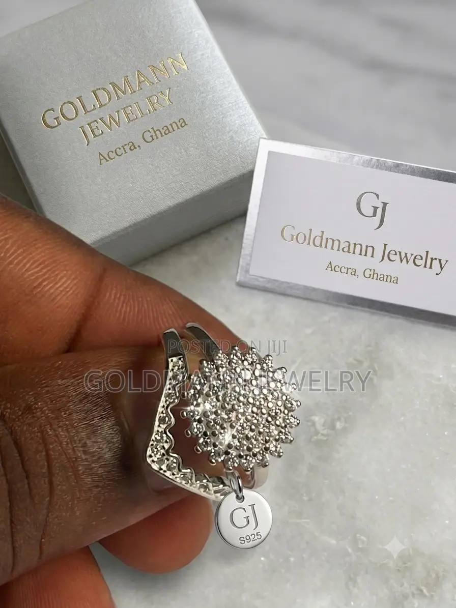 Radiant S925 Silver Sunburst Stacking Ring Set – Size 8