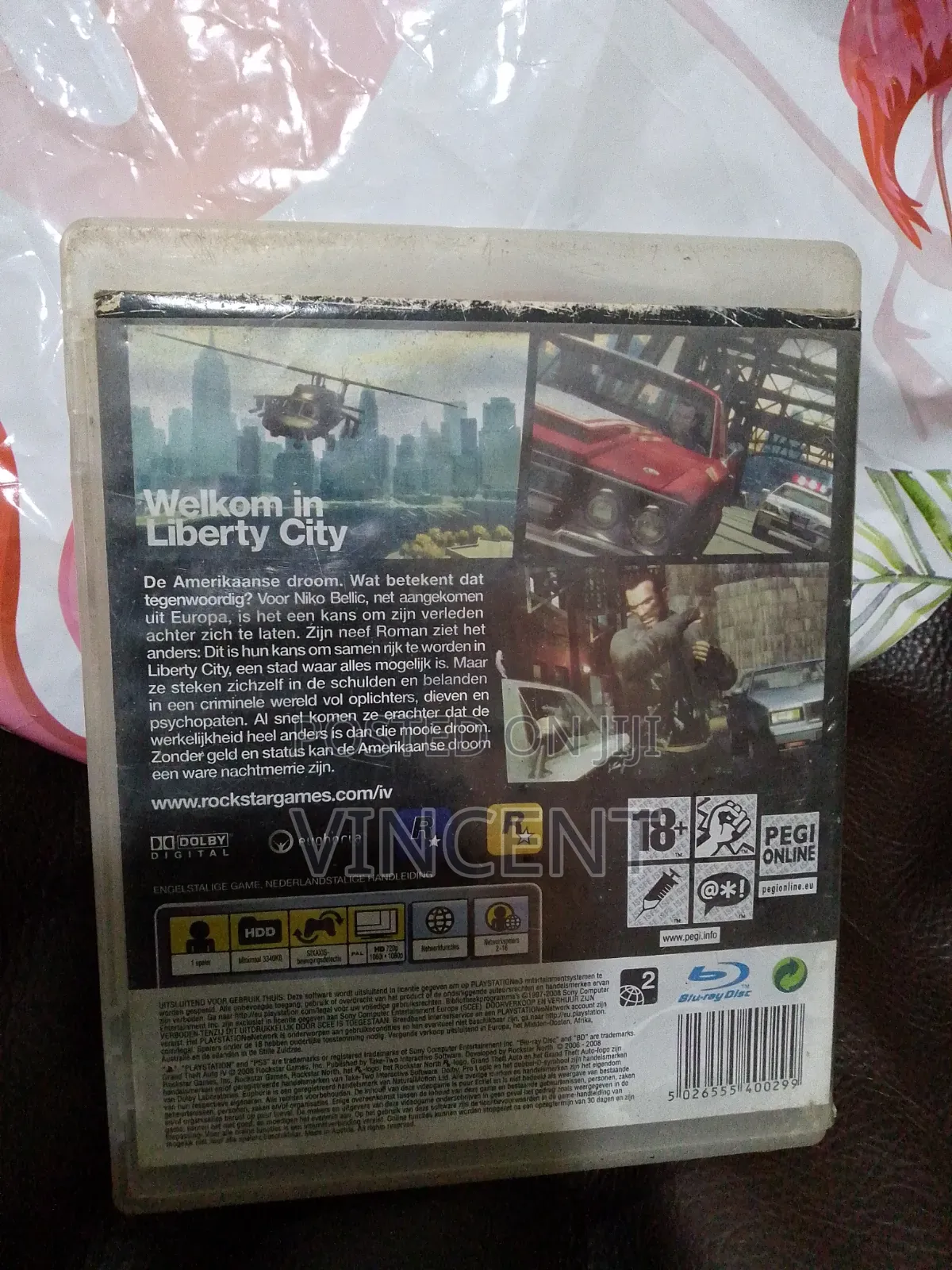 GTA IV (Grand Theft Auto IV)-PS3 Working