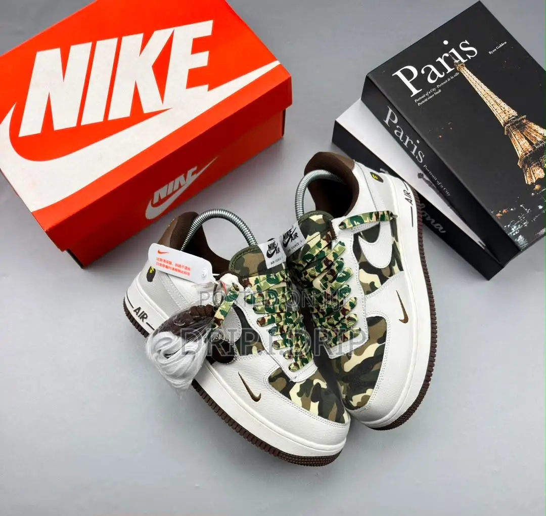Airforce 1 Camo . Very Classic and Authentic. Comes in Box .All Sizes