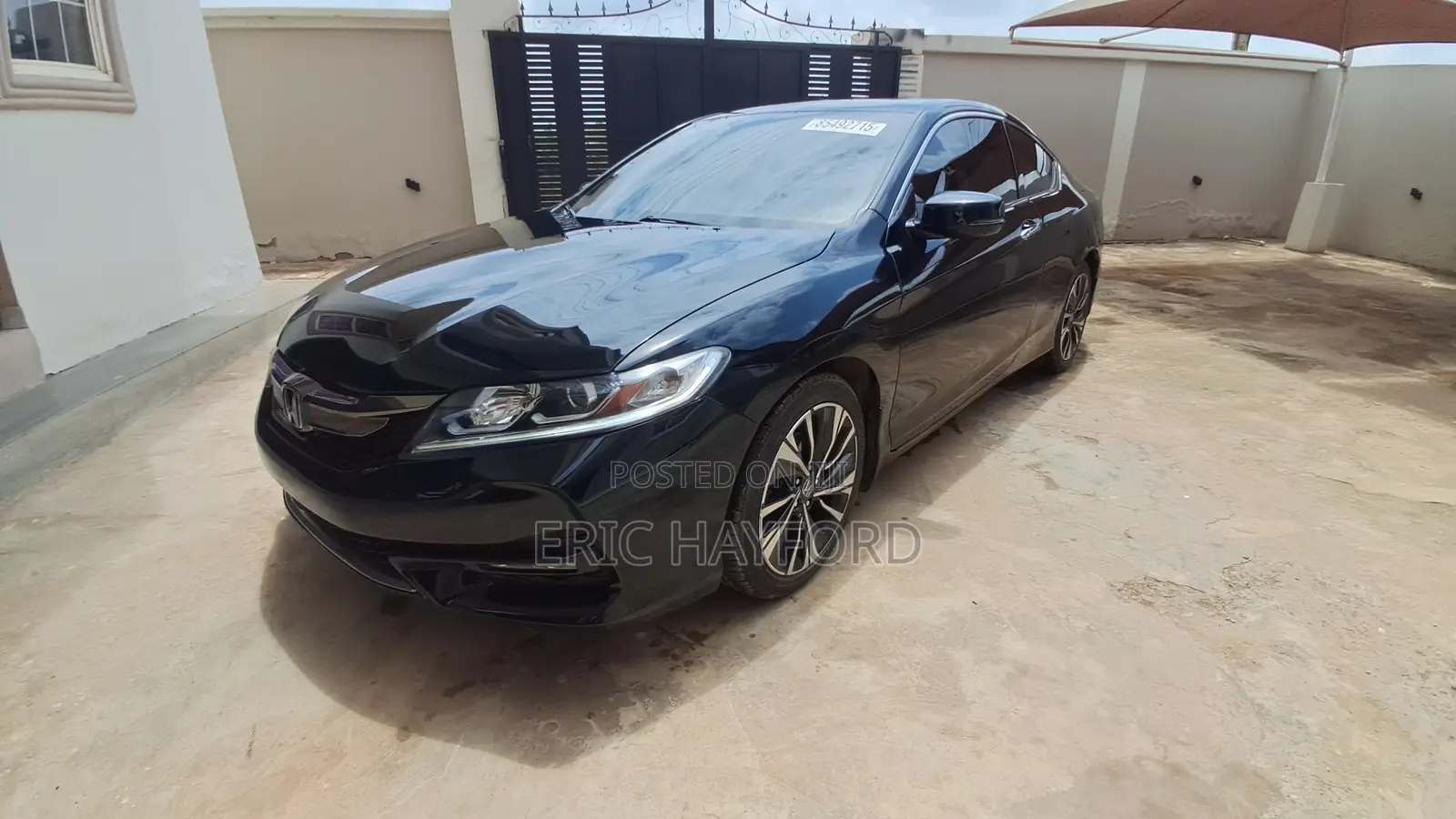 Honda Accord EX-L 2dr Coupe FWD (2.4L 4cyl 2A) 2017 Black