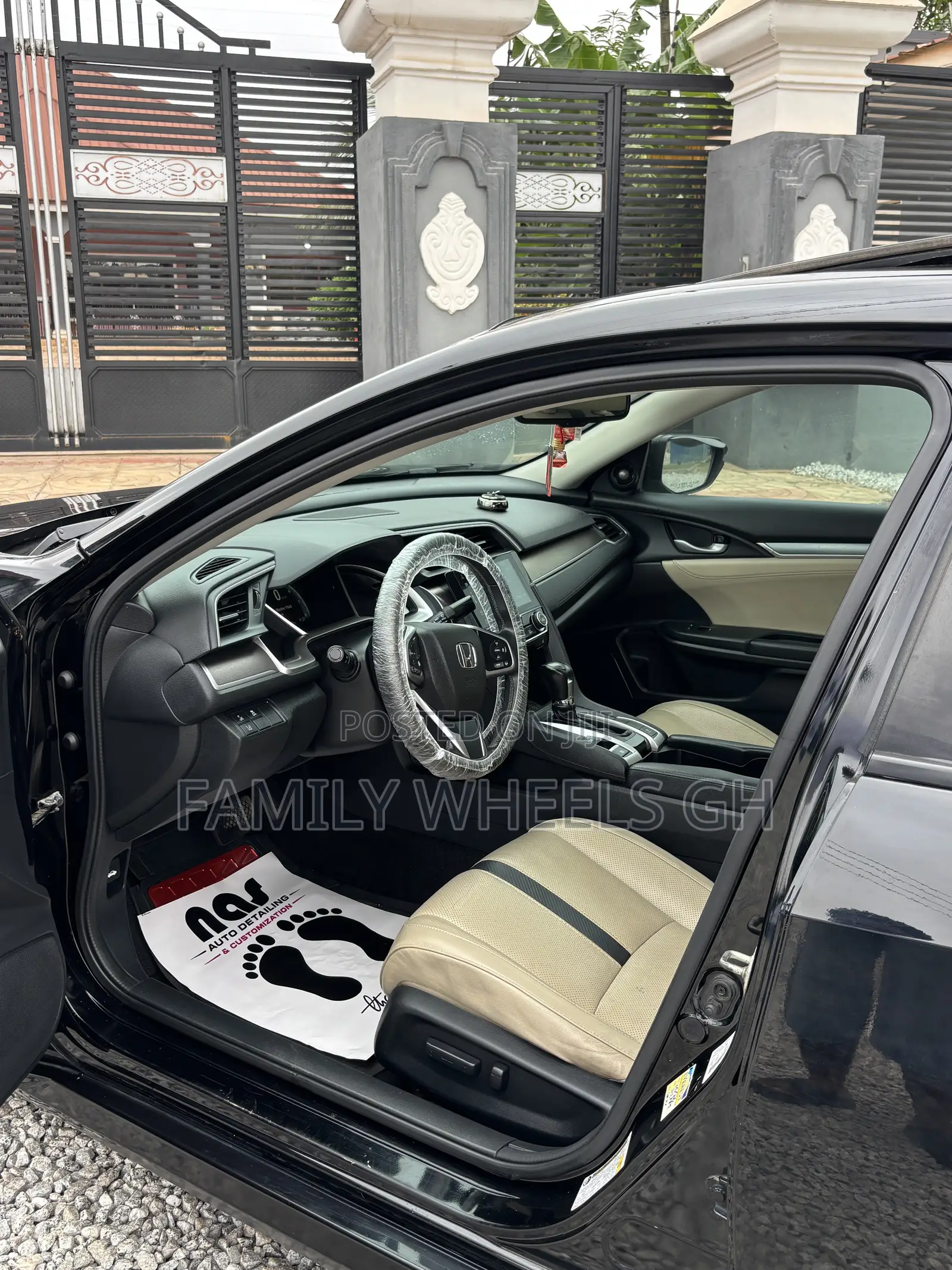 Honda Civic Touring Sedan 2018 Black