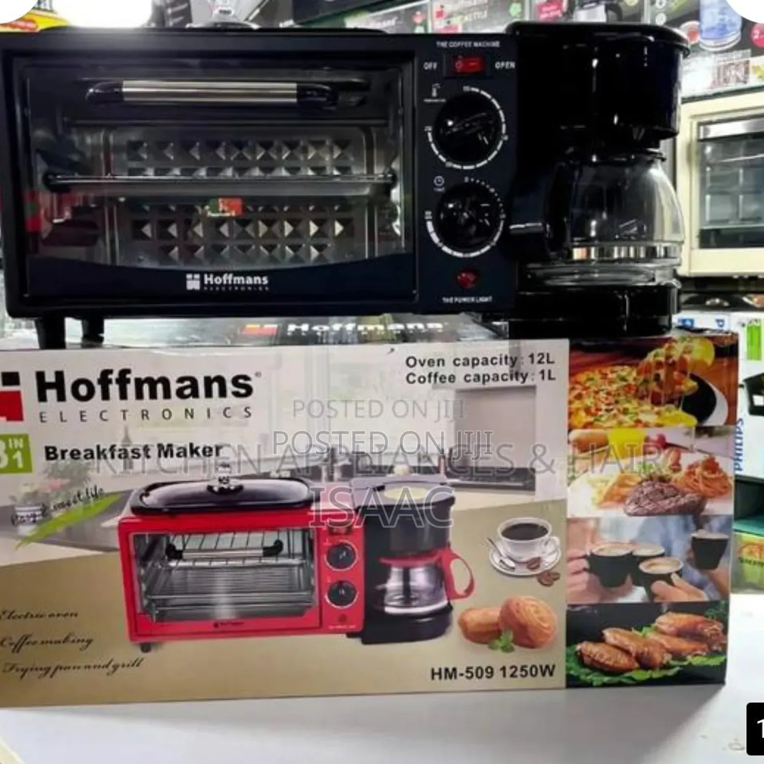 Hoffmans Electronics 3-in-1 Breakfast Maker HM-509 1250W - 533803