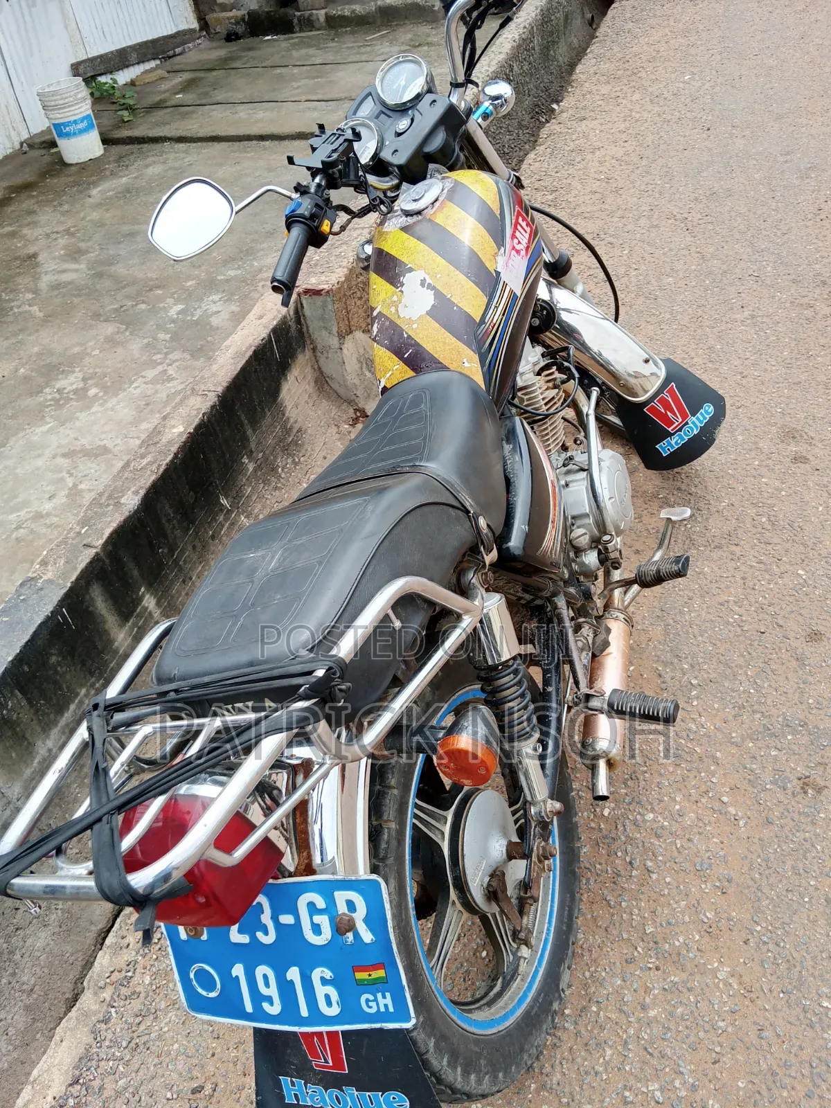 Haojue HJ125-8K 2023 Black