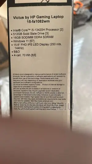 New Laptop HP 15 16GB Intel Core i5 SSD 512GB
