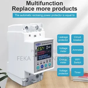 Tuya 1 Phase Smart Meter Curcuit Breaker