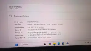 Laptop Dell Latitude 7300 8GB Intel Core i5 SSD 256GB