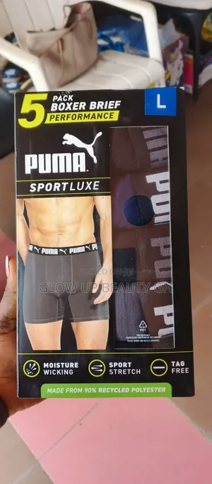 5packs Puma Boxer Briefs
