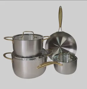 4 Piece Three Layer(Triply) Stainless Steel Cookware Set