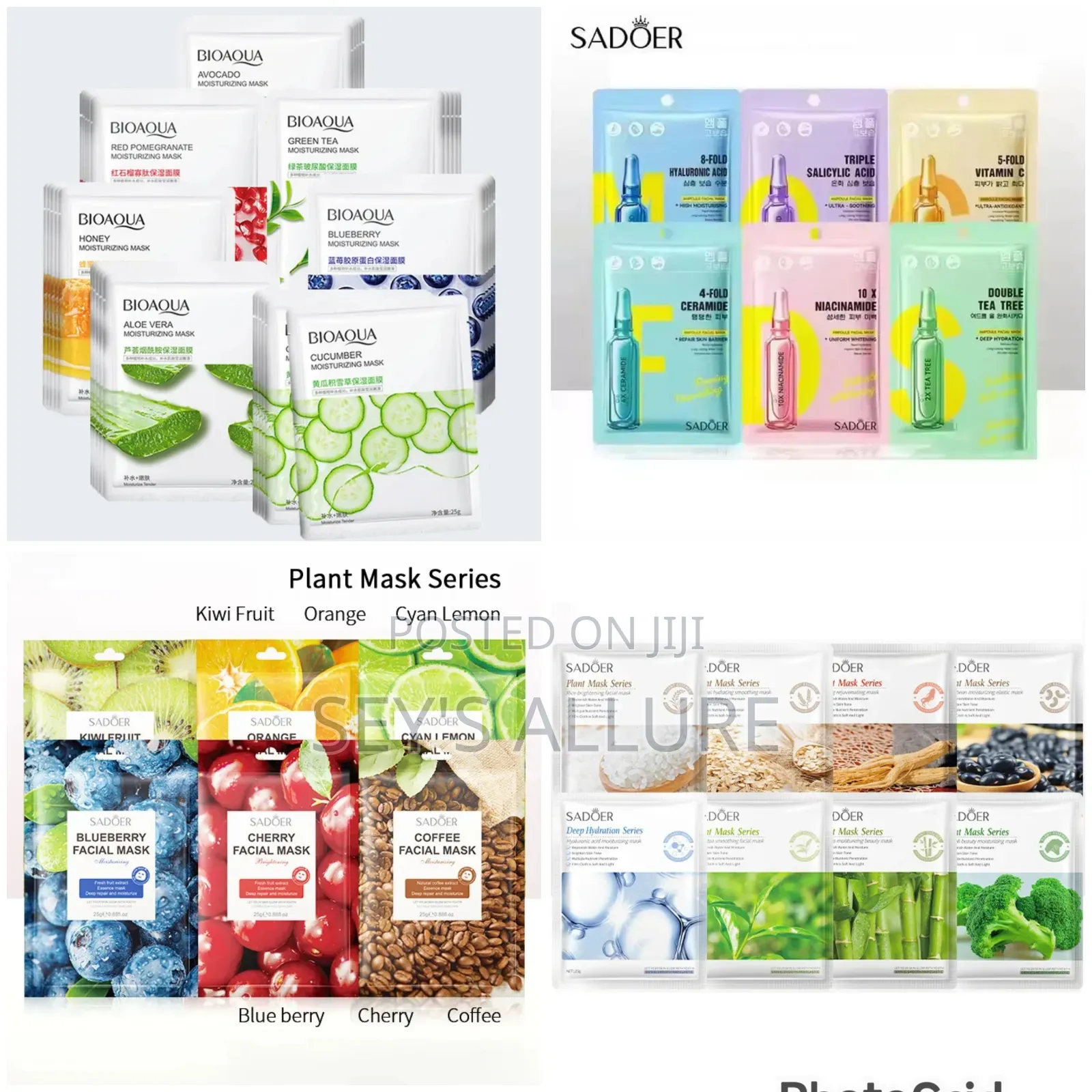 Sadoer Face Sheets Masks