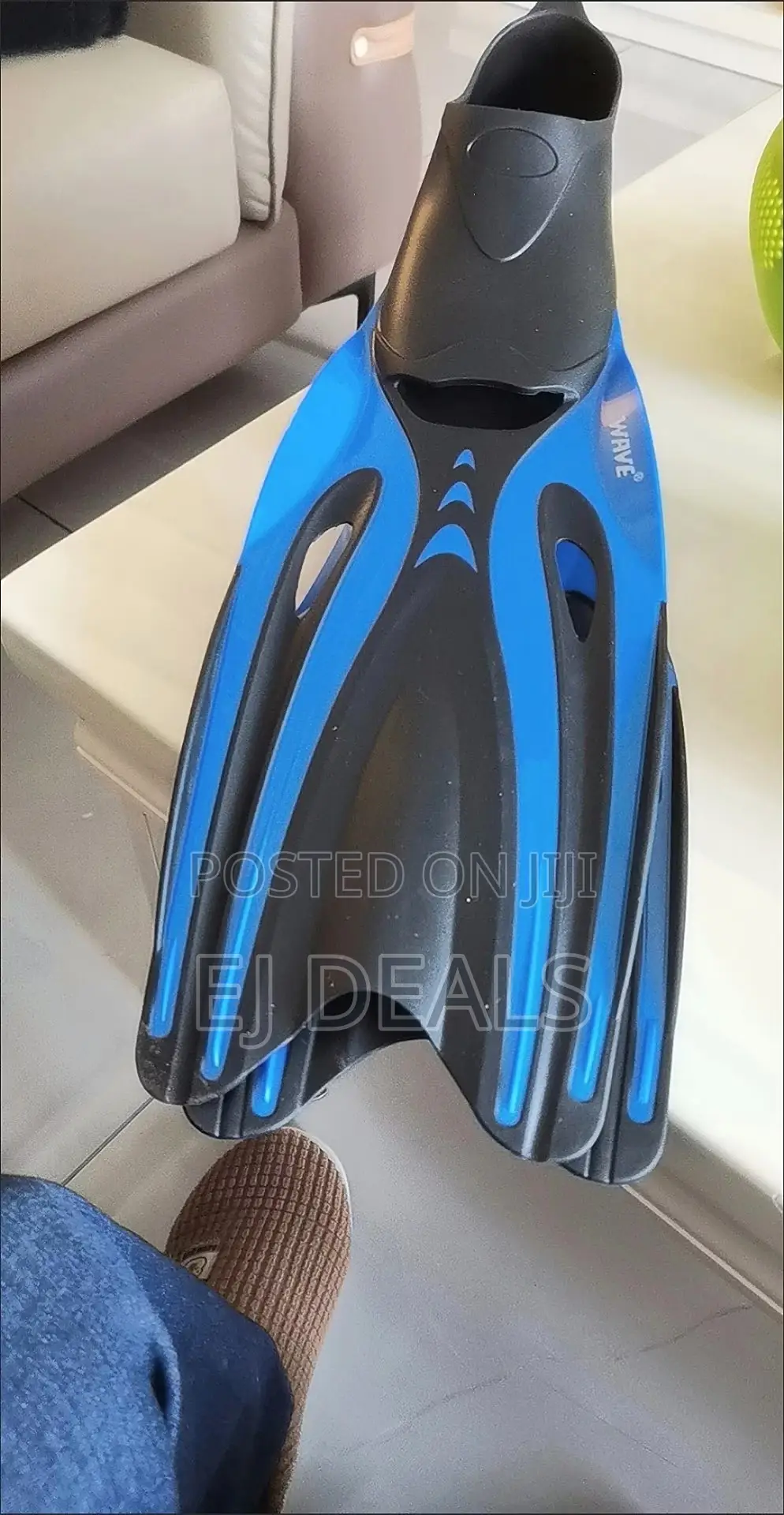 Swimming Fins Blue Size 45-46