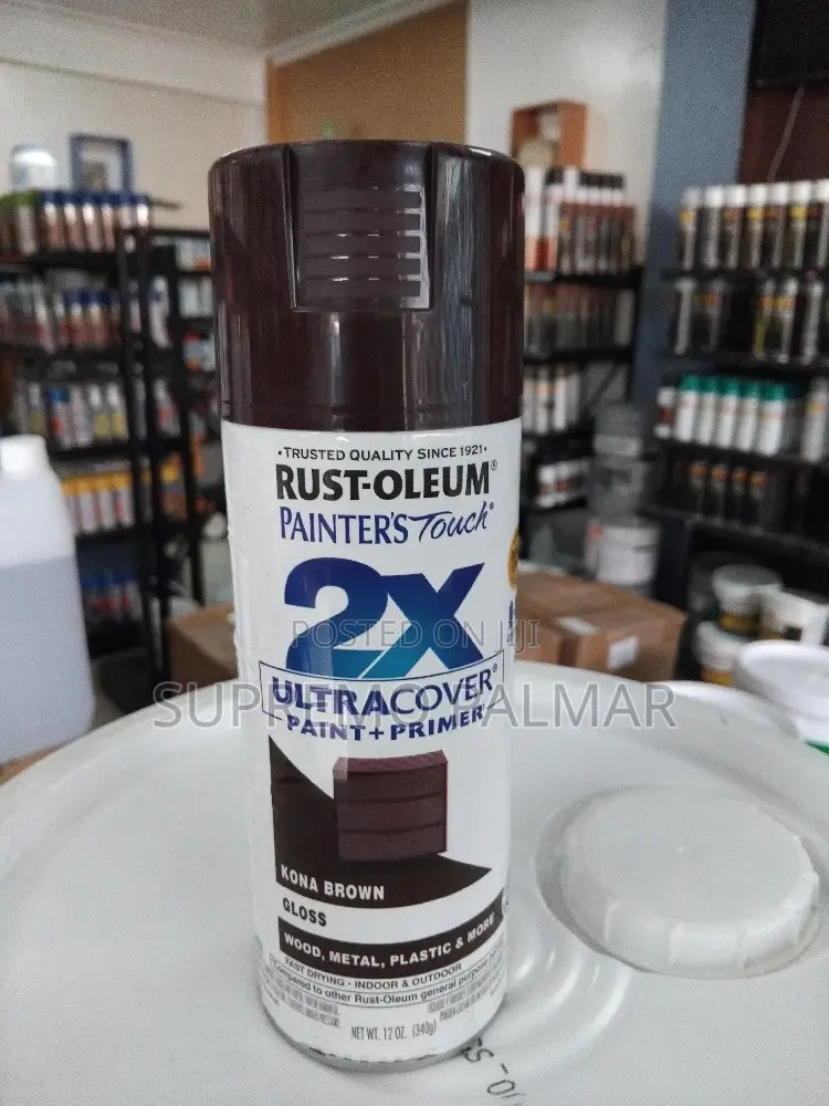 Painter’s Touch 2X Ultra Cover Gloss Kona Brown Spray Paint 12oz