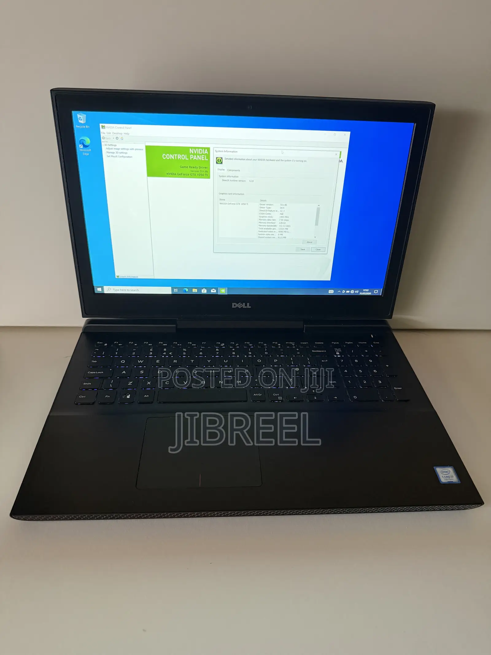 Laptop Dell Inspiron 15 7000 16GB Intel Core i7 SSD 512GB