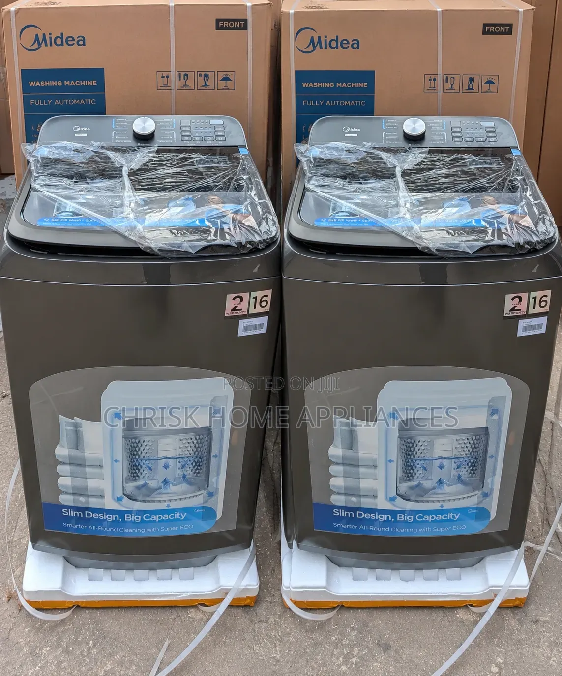 Midea 16kg Top Load Fully Automatic Washing Machine