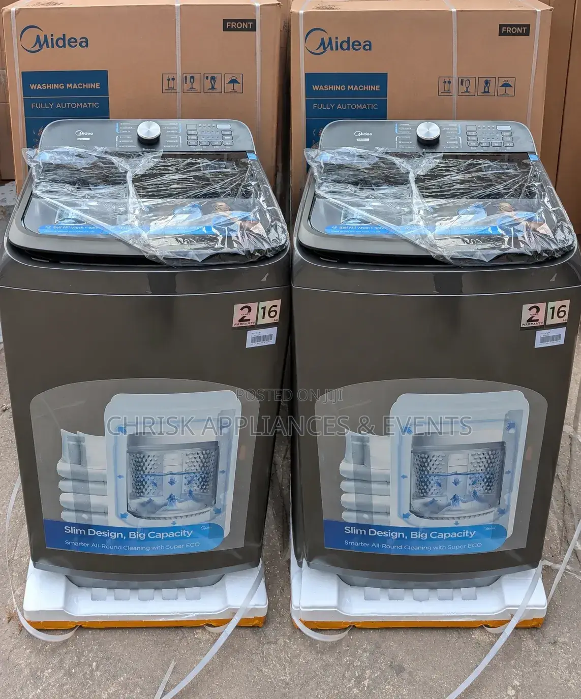 Midea 16kg Top Load Fully Automatic Washing Machine