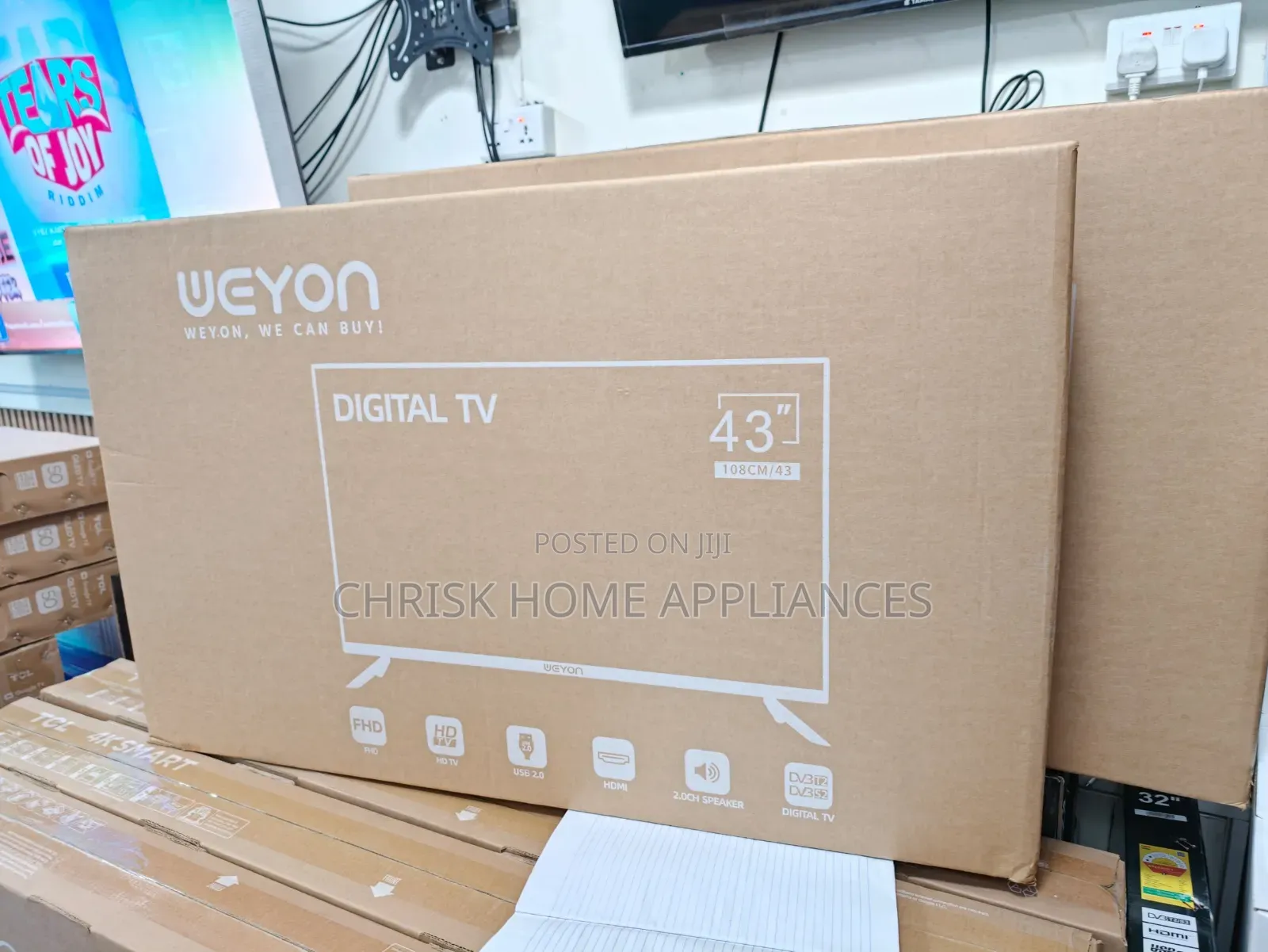Weyon 43-Inch Digital Satellite LED TV – Full HD