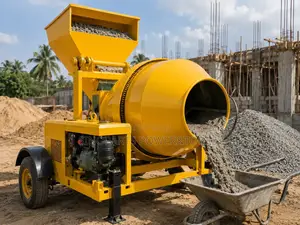 350L Self Loader Concrete Mixer 18HP Diesel Heavy Duty