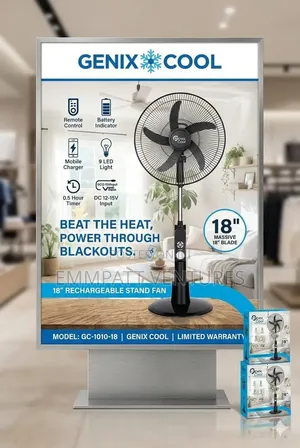 Best 18" Rechargeable Fan