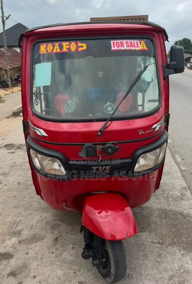 TVS King Deluxe Plus iTouch Start 2024 Red