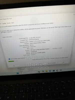 Laptop Dell 16GB AMD Ryzen 5 SSD 256GB