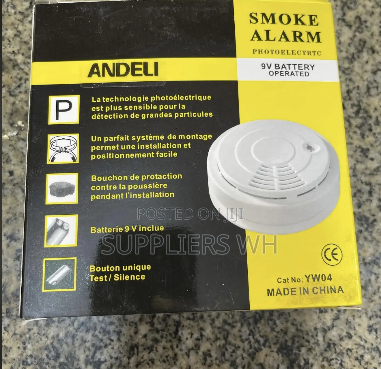 Smoke Alarm Photoelectric Detector Fire High Sensitivity