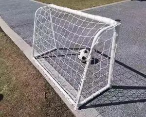 Mini Goal Post Easy Assemble Steel With Net 120cm X 80cm Two Pieces