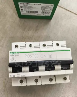 MCB Breaker 100a Pole 4 Circuit Breaker Distribution Board Electrical
