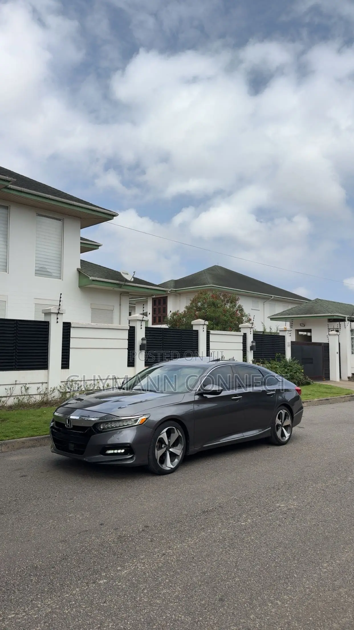 Honda Accord EX-L (1.5L 4cyl Turbo CVT) 2019 Gray