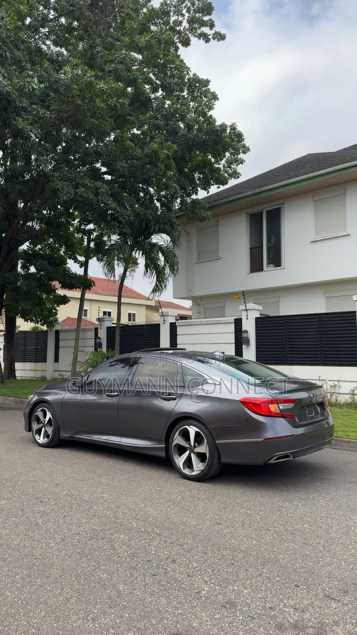 Honda Accord EX-L (1.5L 4cyl Turbo CVT) 2019 Gray