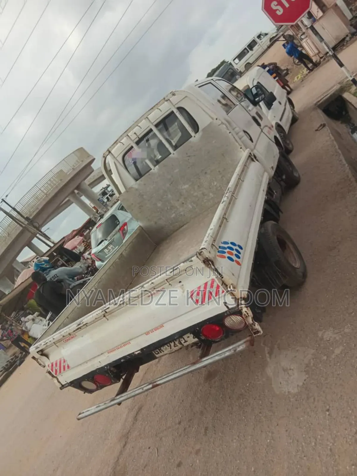White Kia Bongo 3 Truck