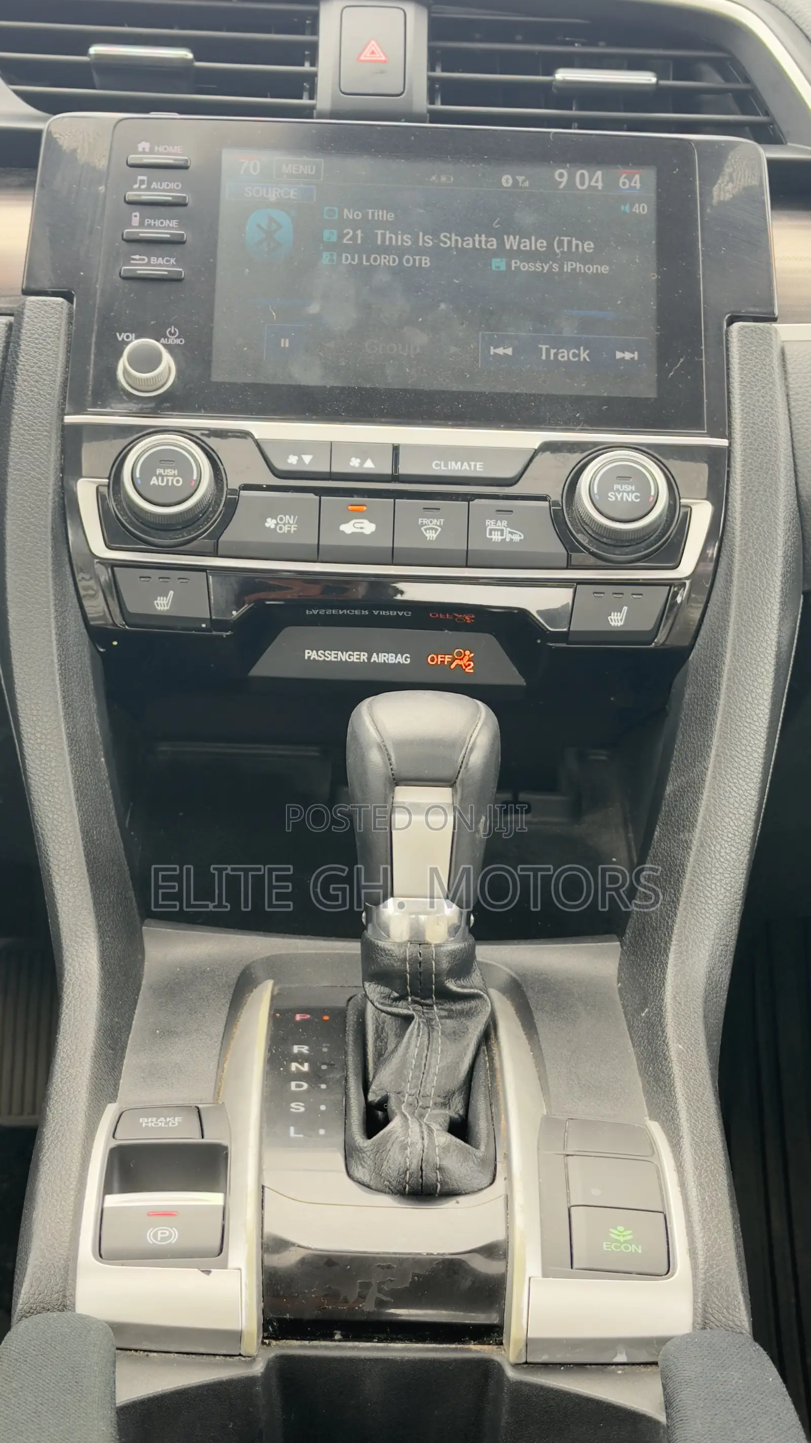 Honda Civic EX-L Sedan 2019 White