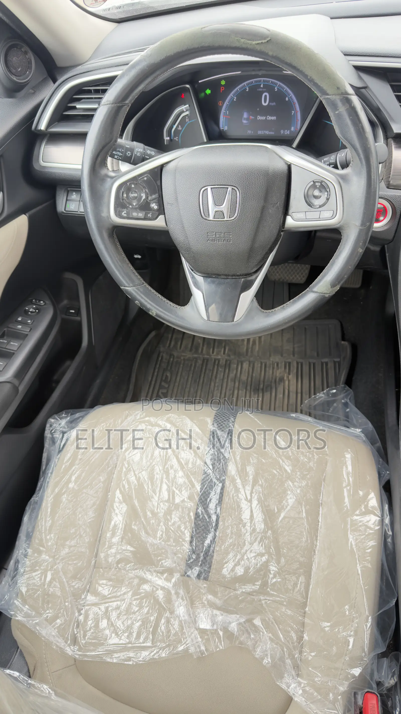 Honda Civic EX-L Sedan 2019 White