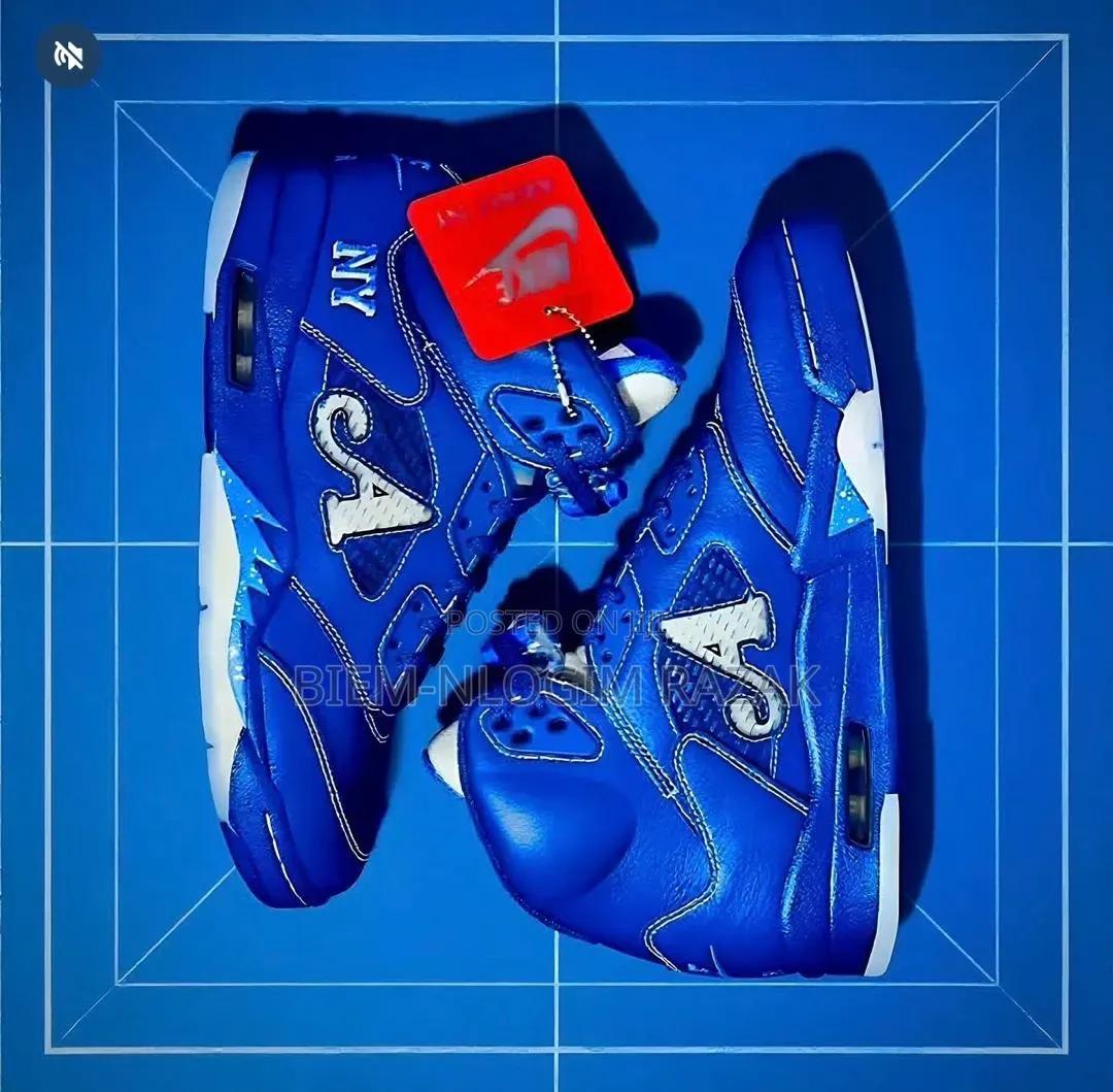 Blue Print Air Jordan 5 Available in Stock
