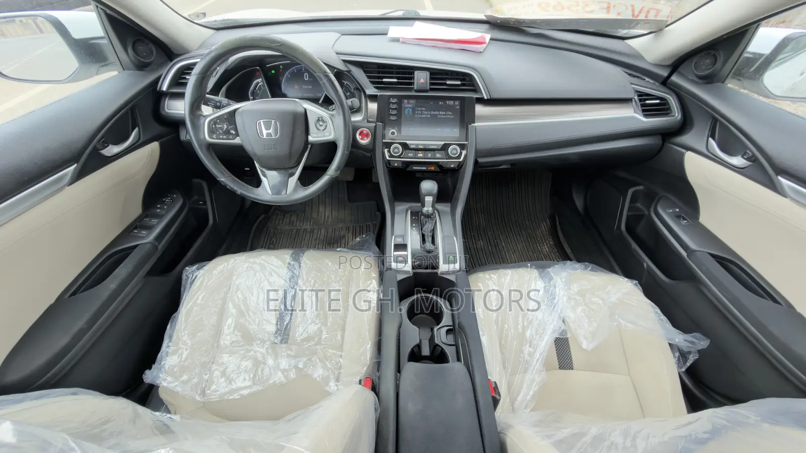 Honda Civic EX-L Sedan 2019 White