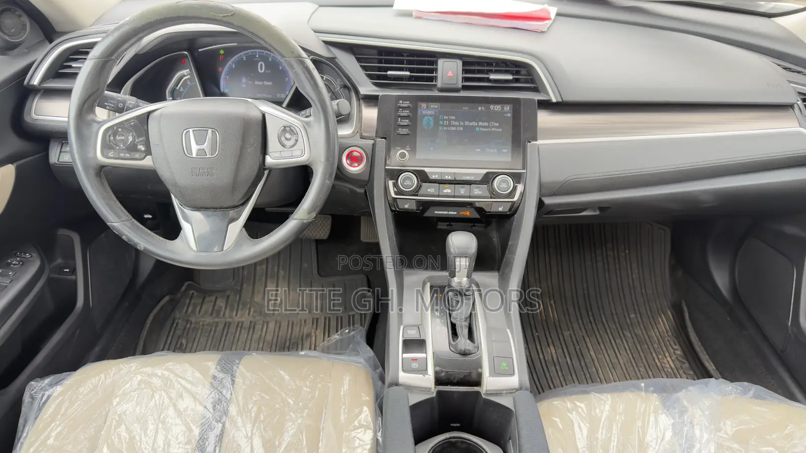 Honda Civic EX-L Sedan 2019 White