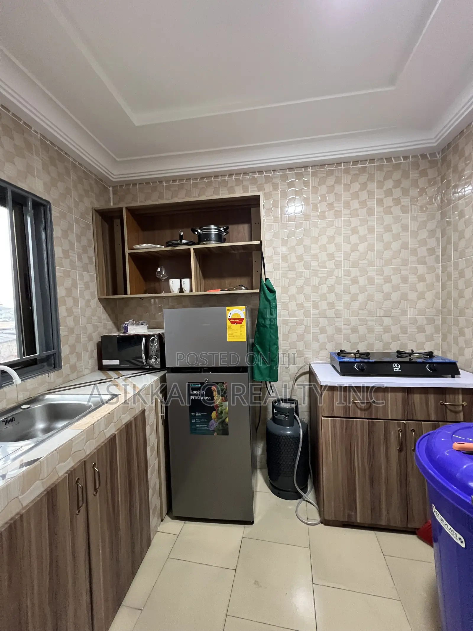 Furnished 1bdrm Apartment in Addogonno, Spintex for rent