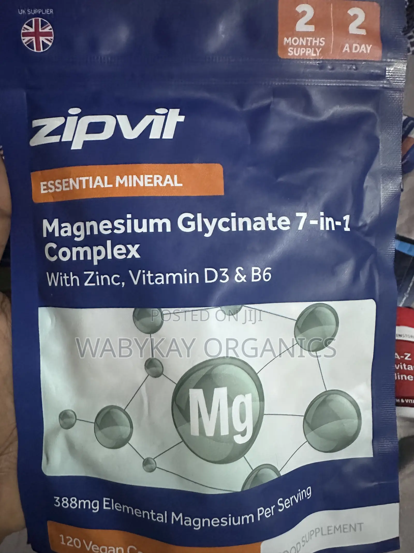 Magnesium Glycinate 7 in 1 Complex With Zinc N D3*B6