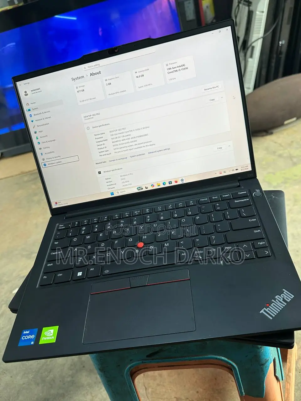 Laptop Lenovo ThinkPad E14 Gen 5 16GB Intel Core i5 SSD 512GB