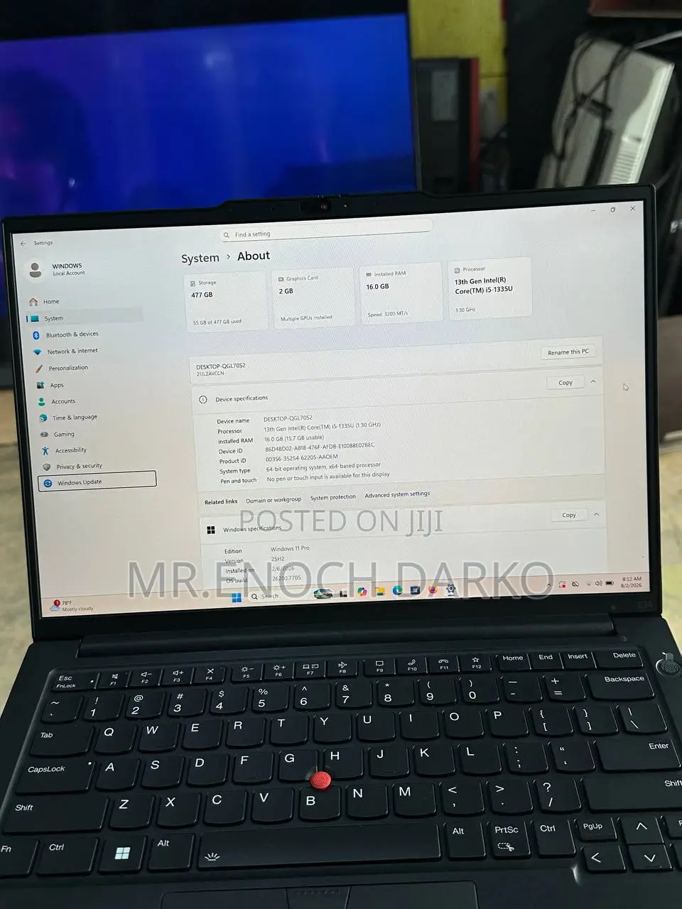 Laptop Lenovo ThinkPad E14 Gen 5 16GB Intel Core i5 SSD 512GB